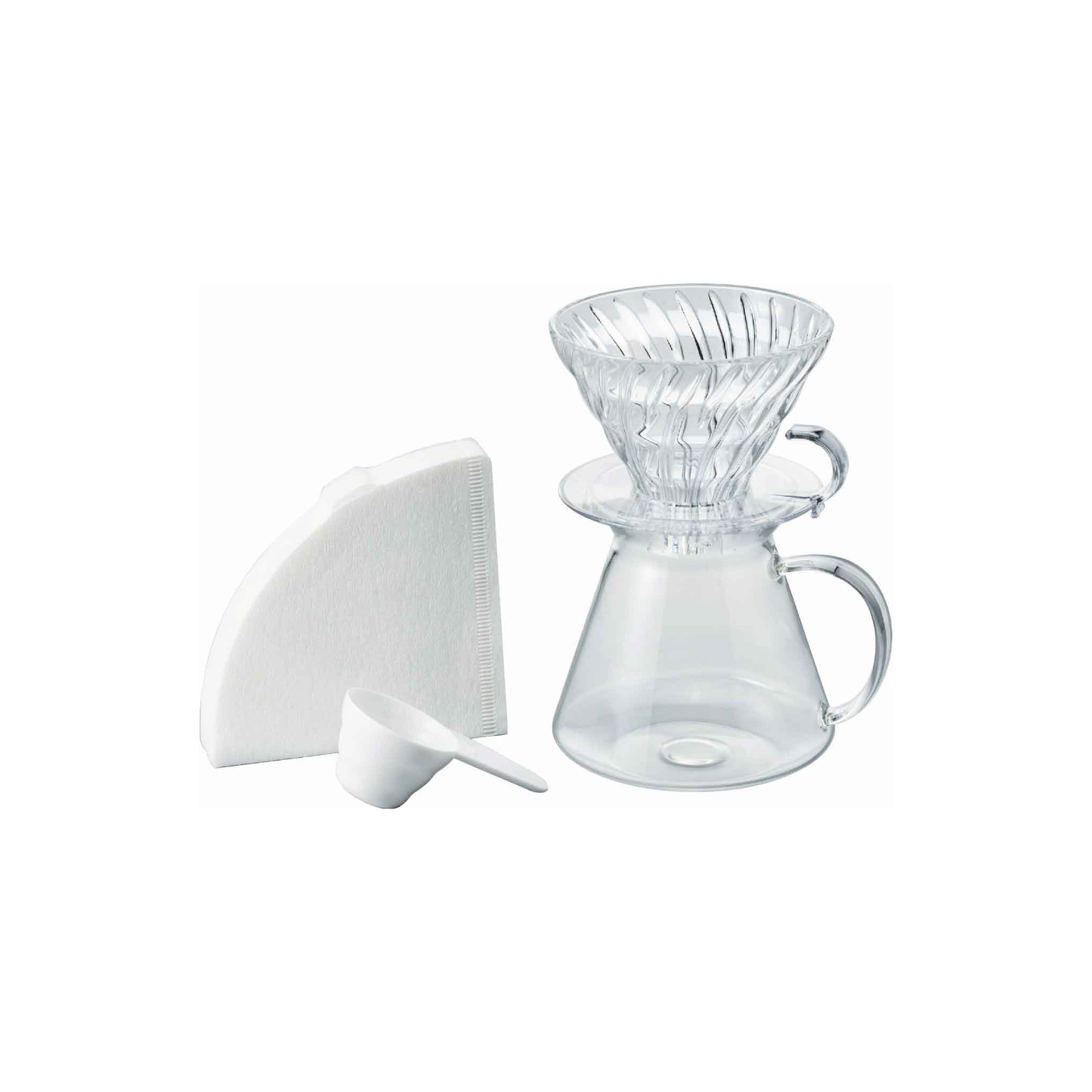 Cafetière HARIO kit V60 Blanc 1-4 tasses