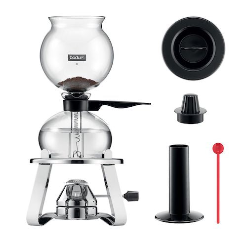 Cafetière à dépression Pebo BODUM avec brûleur à gaz