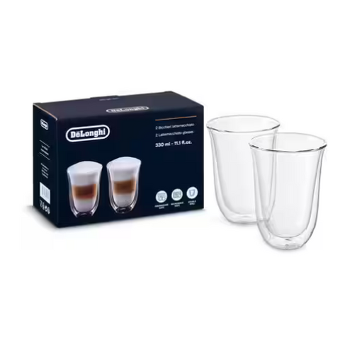 2 Tasses latte macchiato De'Longhi