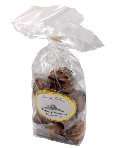 Sachet de 200g de financiers au caramel au citron et miel