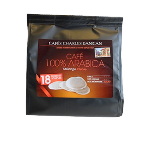 sachet de 18 dosettes souples de café